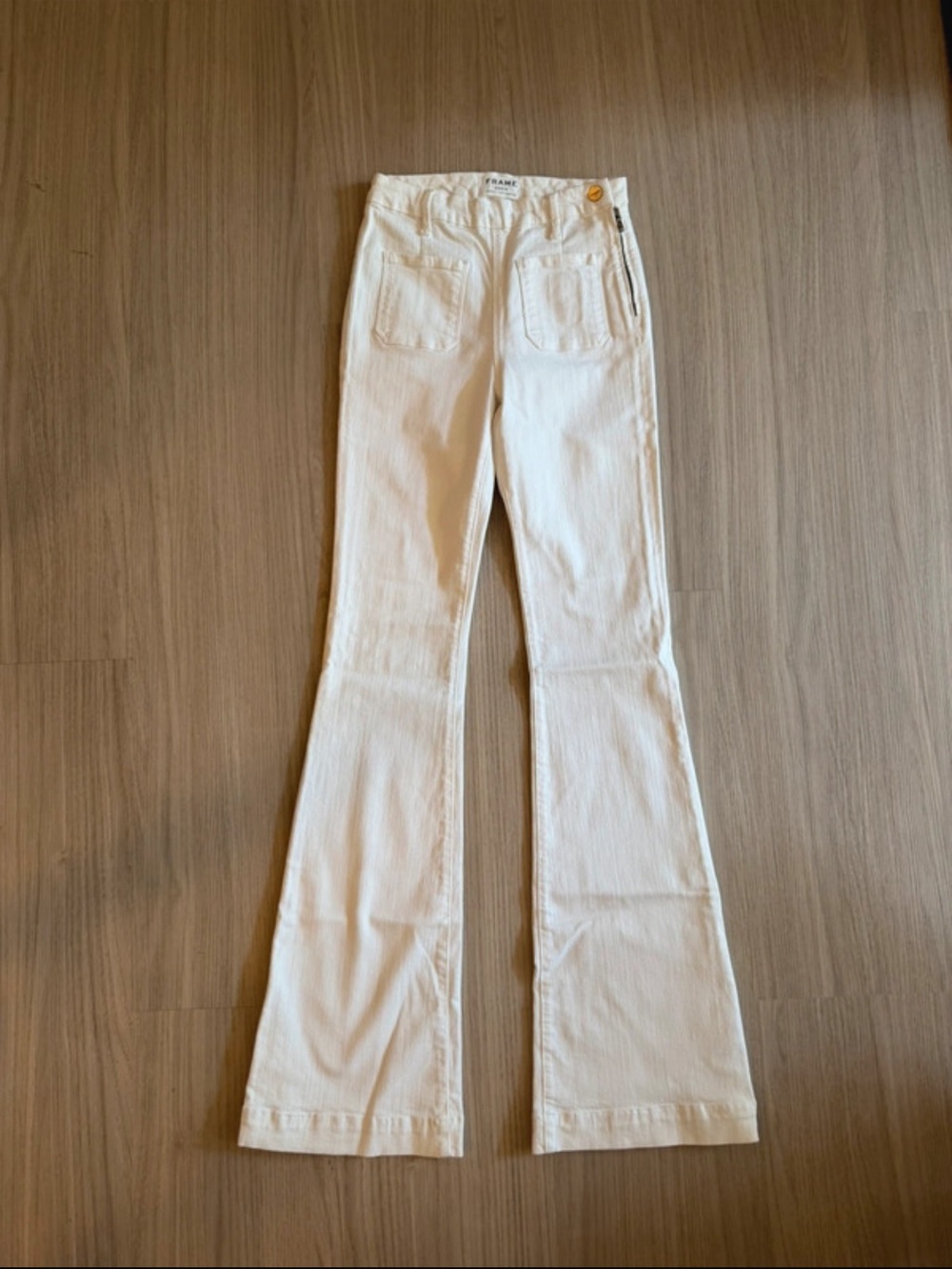 FRAME DENIM White Pants